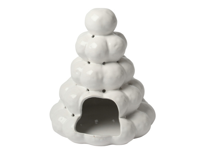Snölykta Keramik Vit 21,8 X 24,5 Cm
