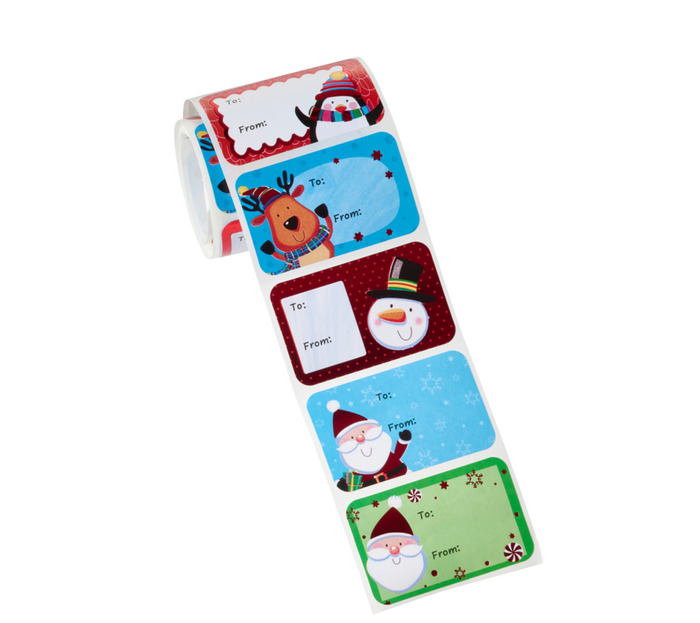 Julklappsetiketter 80-pack Stemning