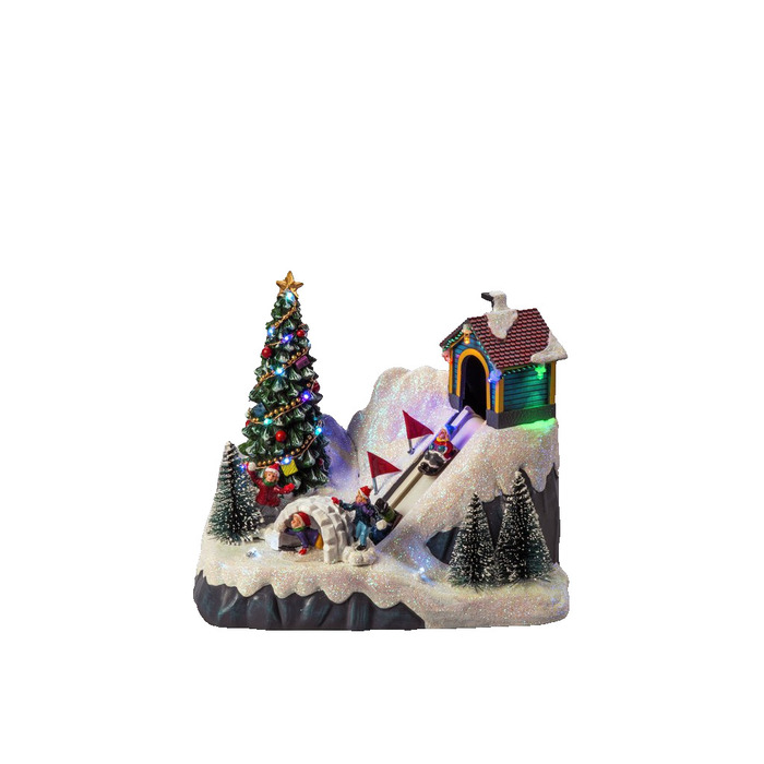 Juldekor Vinterby LED Konstsmide