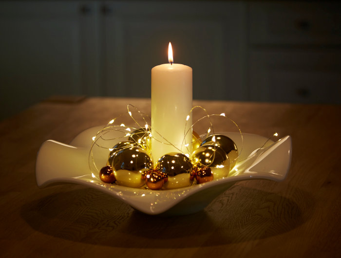 Ljusslinga 50 LED Batteridriven Stemning