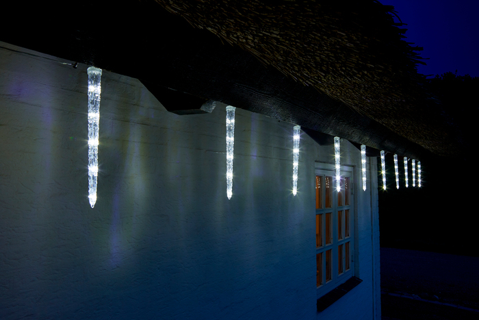 Istappsslinga 10 LED Varmvit 4,5 M Stemning