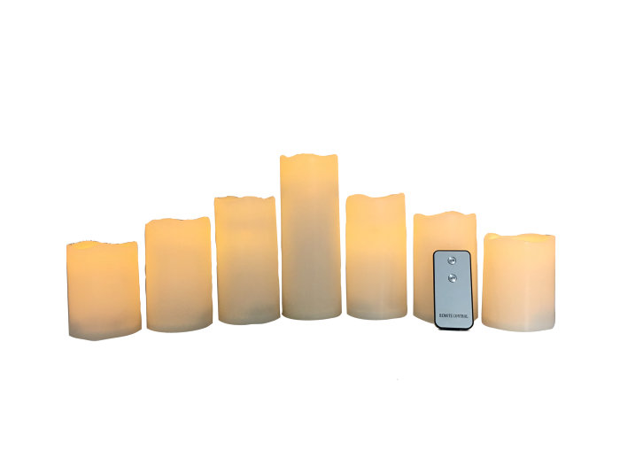 Blockljus LED 7 Delar