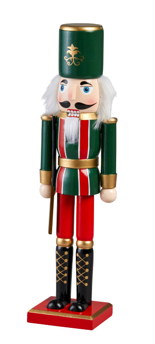 Nötknäpparen Grön 38 Cm Stemning