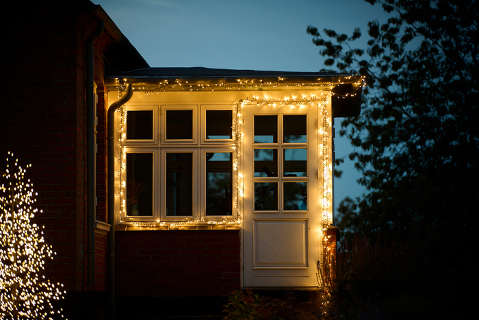 Ljusslinga Kluster 768 LED Varmvit M/blink 16 M Stemning