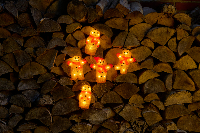 Ljusslinga Pepparkaksgubbe 40 LED Stemning