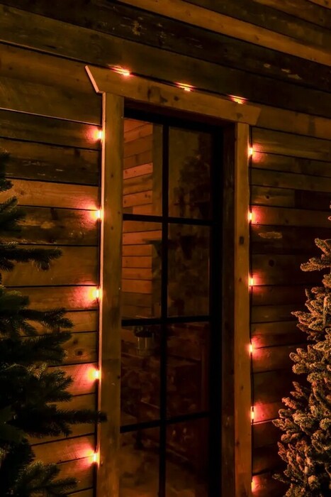 Ljusslinga 30 LED Amber 9,57 m Konstsmide