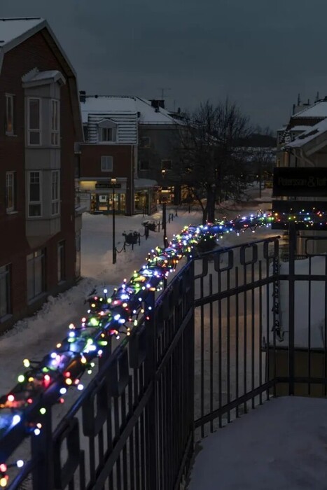Ljusslinga Kluster 400 LED Pastell 8,78 M Konstsmide