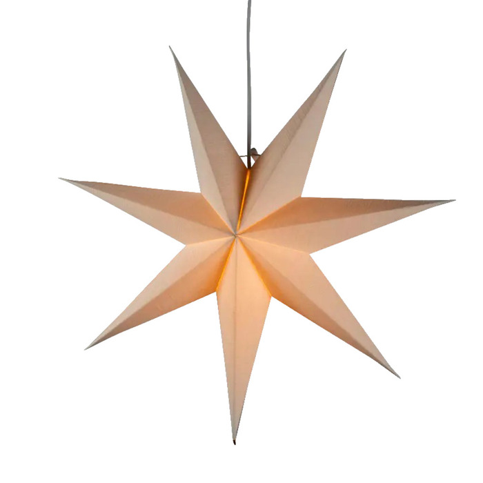 Adventsstjärna Vit Ø78 cm Konstsmide