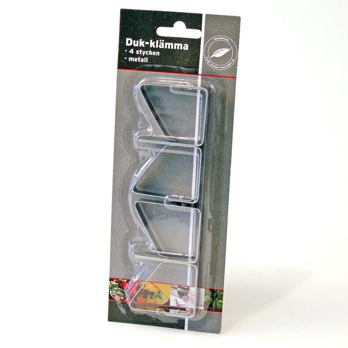 Dukklämma Metall 4-pack