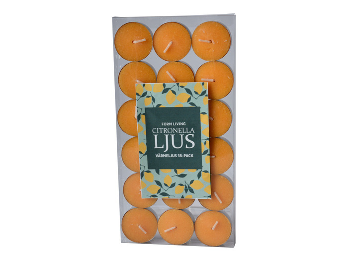 Värmeljus Citronella 18-pack Form Living