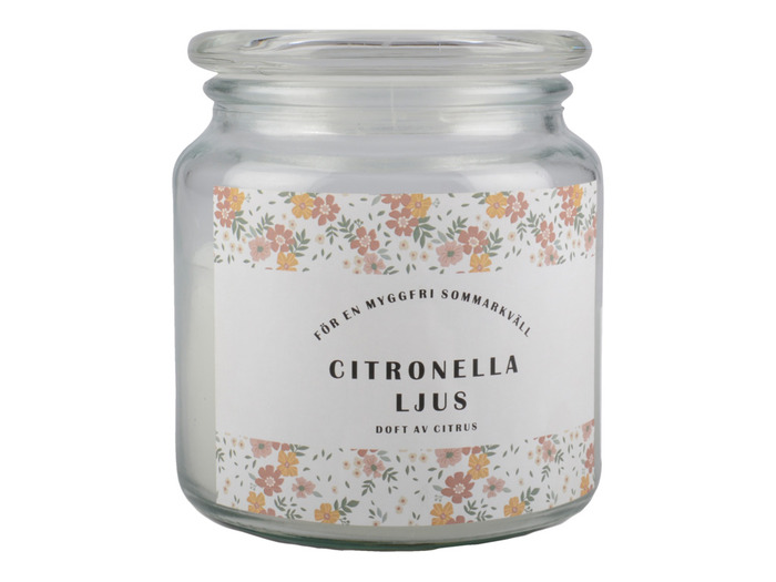 Citronella-ljus Klar 11 Cm