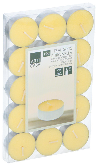 Värmeljus Citronella 15-pack