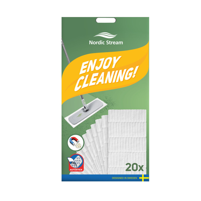 Refillmopp Torr Streamy Cleaner 20-pack Nordic Stream