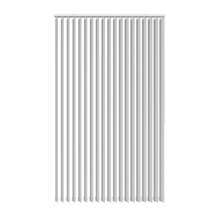 Lamellgardin Ljusdämpande Vit 100 X 250 Cm