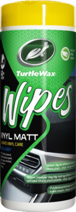 Våtservetter Vinyl Matt Wipes 40-pack Turtle Wax