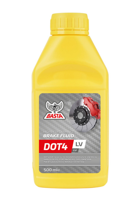Bromsvätska DOT4 LV 500 ml Basta