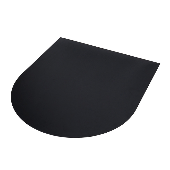 Golvplatta Kamin Stål Svart 85 X 100 Cm Ignite Nordic