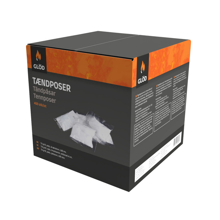 Tändpåsar 400-pack Glöd