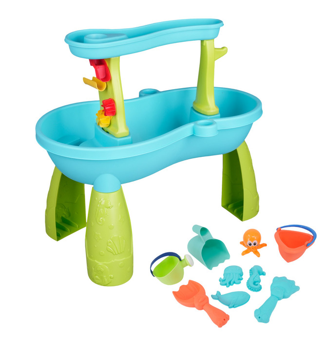Lekbord T/vatten & Sand 10 Delar Ud & Leg