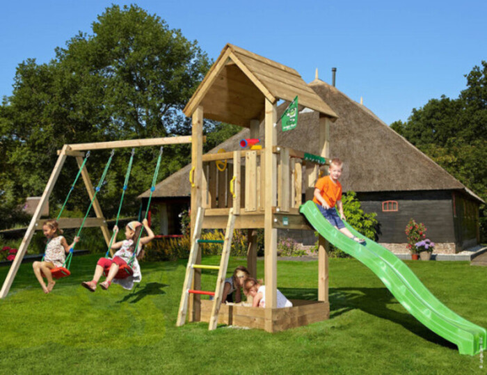 Lektorn Jungle Gym Club M/rutschkana & Gungmodul
