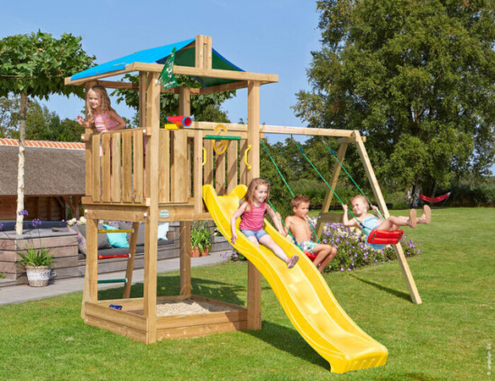 Lektorn Jungle Gym Hut M/rutschkana & Gungmodul