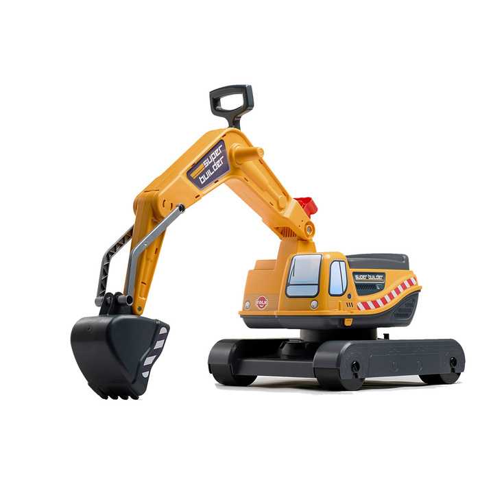 Grävmaskin Super Builder Gul Falk