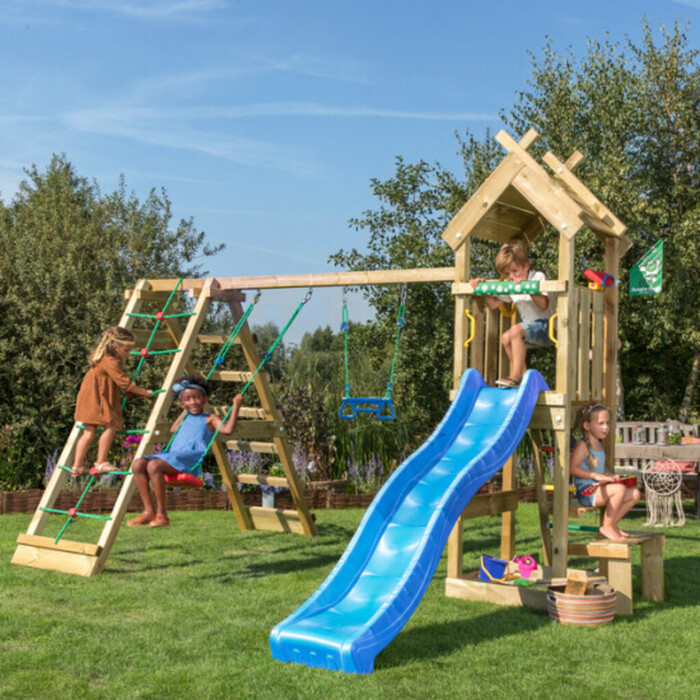 Lektorn Jungle Gym Totem M/rutschkana, Gungmodul & Klättermodul