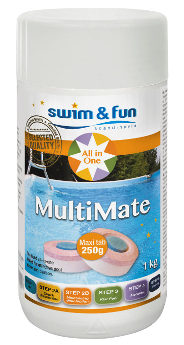 MultiMate Klorpuck 1 Kg Swim & Fun