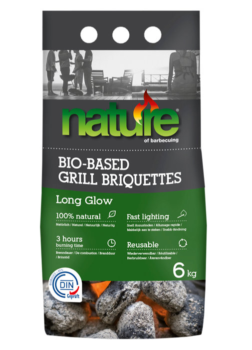 Grillbriketter 6 Kg Nature