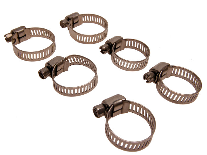 Slangklämmor 6-pack