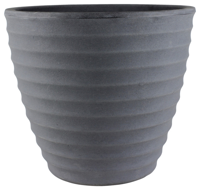 Plastkruka Lily Grå Ø40,6 Cm Scan-Pot