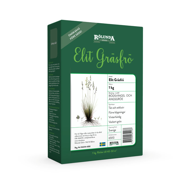 Gräsfrö Elit 1 Kg Rölunda