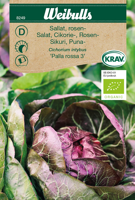 Frö Rosensallad 'Palla Rossa 3' KRAV Weibulls