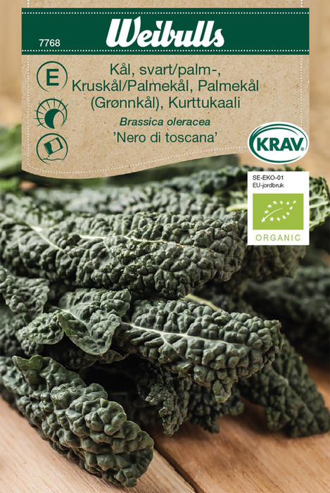Frö Svartkål 'Nero di Toscana' KRAV Weibulls