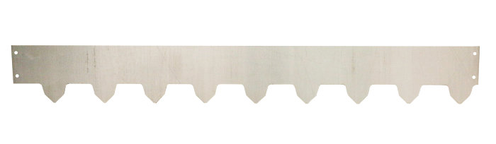 Rabattkant Stål Galvad 119 Cm X 16 Cm 3-pack