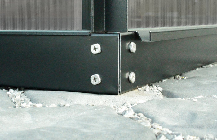 Stålsockel 1300 Svart 1,3 M² Vitavia
