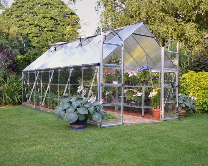 Växthus Balance 11,9 M² Silver Canopia By Palram