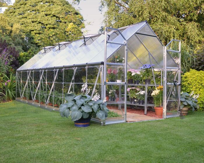 Växthus Balance 14,8 m² Silver Canopia by Palram