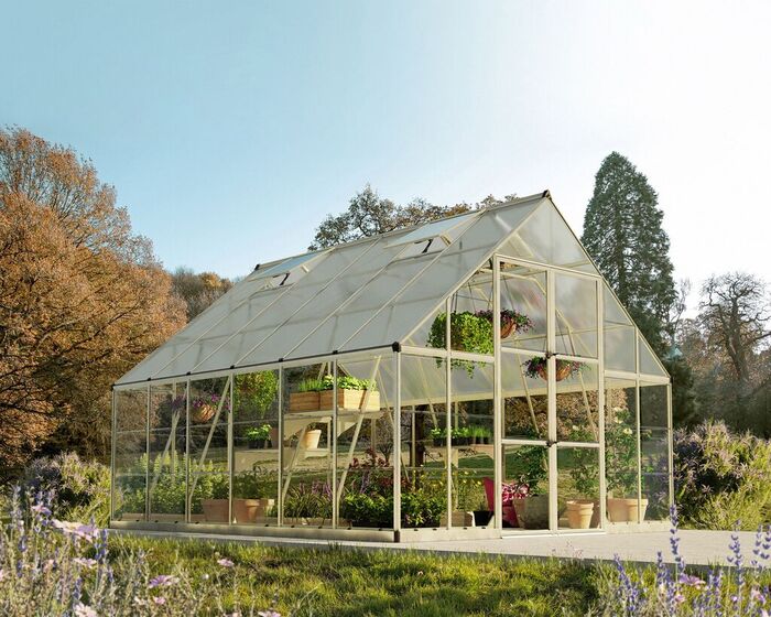 Växthus Balance 10,8 M² Silver Canopia By Palram