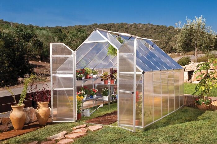 Växthus Essence 9 m² Silver Canopia by Palram