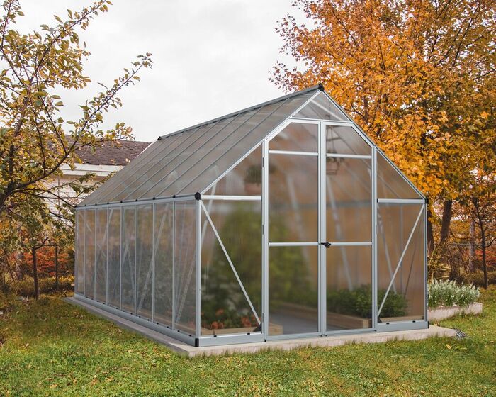 Växthus Essence 11,8 M² Silver Canopia By Palram