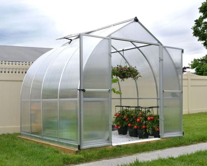 Växthus Bella 6 M² Silver Canopia By Palram