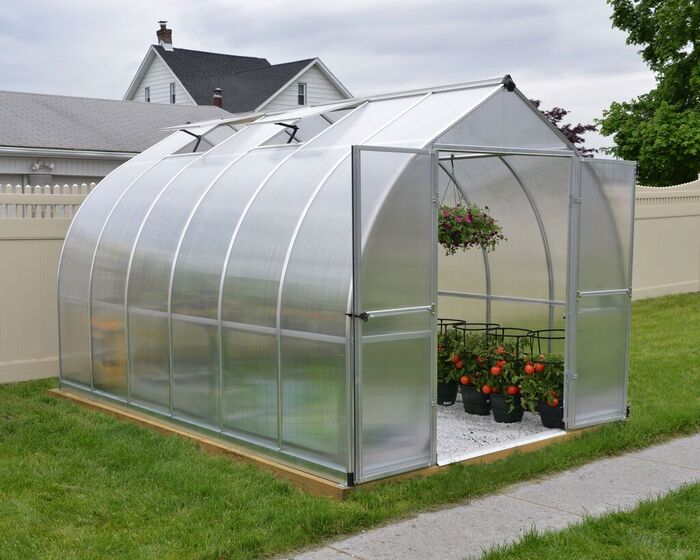 Växthus Bella 8,9 M² Silver Canopia By Palram