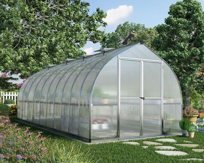 Växthus Bella 14,7 M² Silver Canopia By Palram