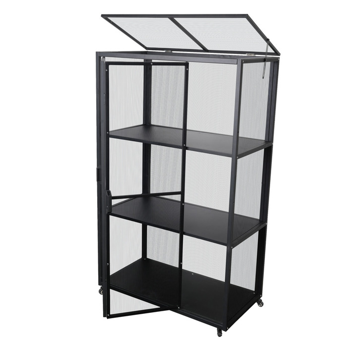 Växthus Alu/Poly 81 X 43 X 136 Cm Garden