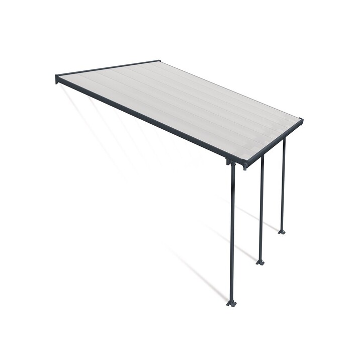 Terrasstak Feria 4 x 4,2 m Antracit Canopia by Palram
