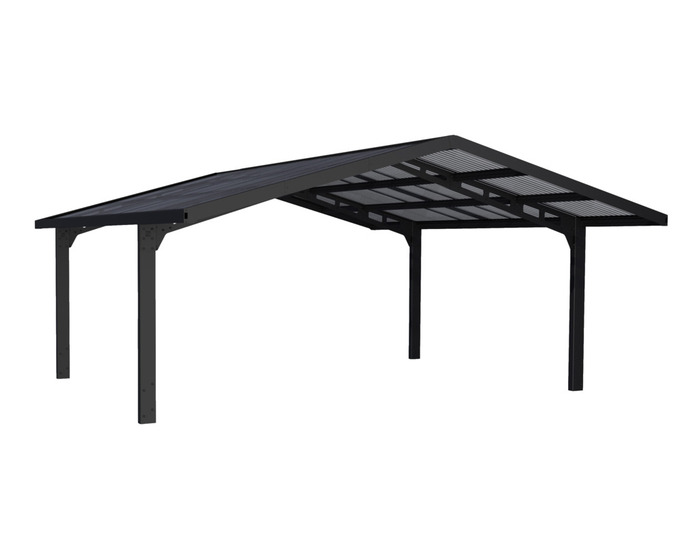 Carport Sydney 572 X 586,5 Cm Svart Canopia By Palram
