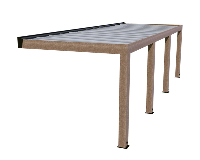 Terrasstak Helsinki Cederträ 860 X 300 Cm Canopia By Palram