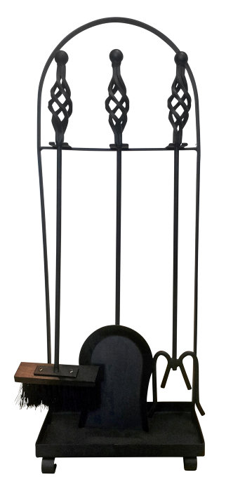 Eldställ Med 3 Redskap