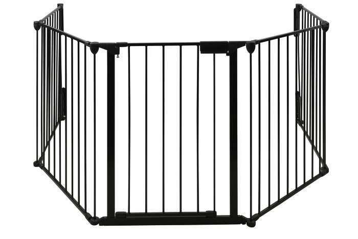 Kaminskydd Svart 135 X 72,5 X 115 Cm Glöd